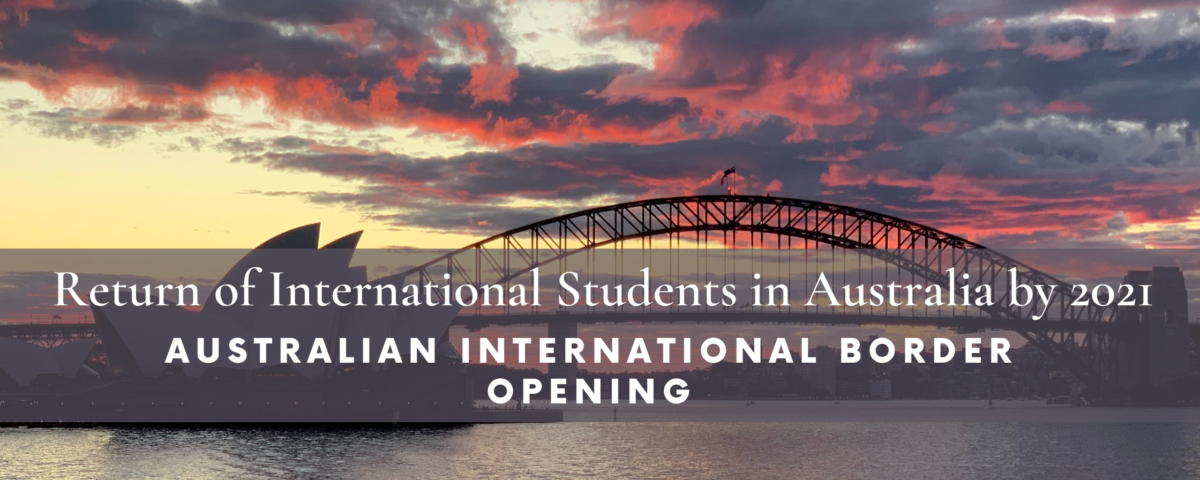 Return of International Students in Australia by 2021